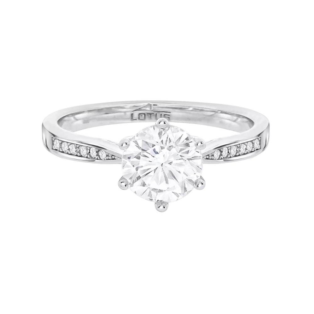 Inel din argint  cu pietre Cubic Zirconia Incolor
