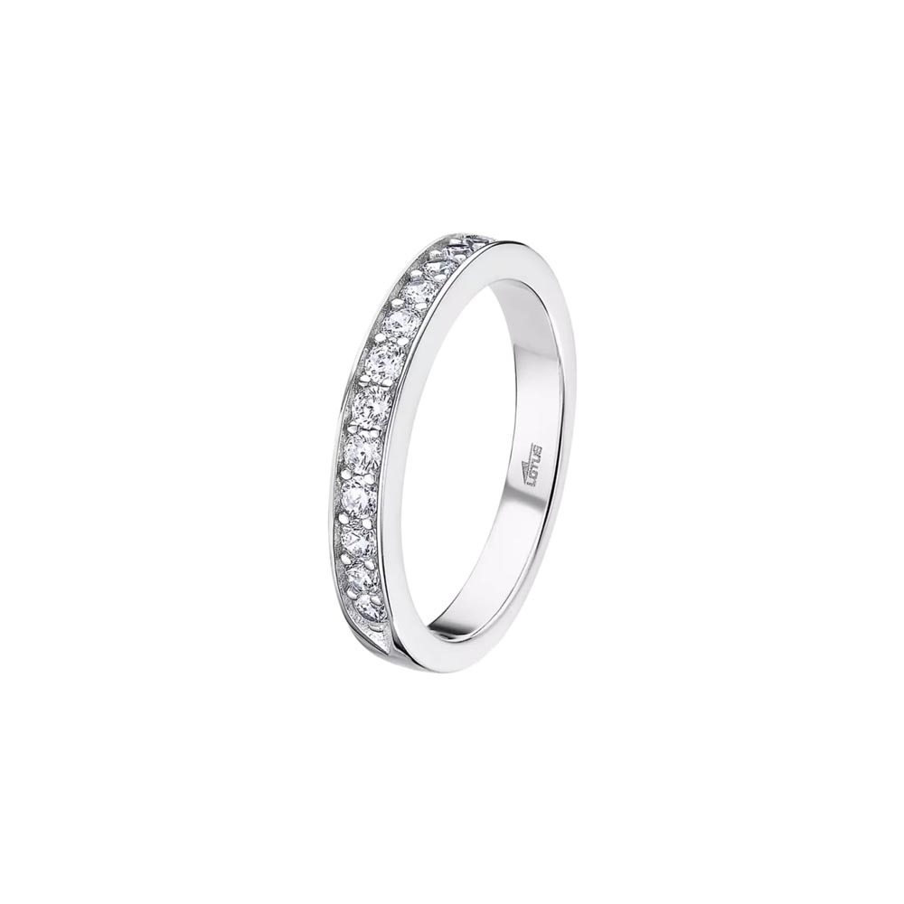 Inel din argint  cu pietre Cubic Zirconia Incolor