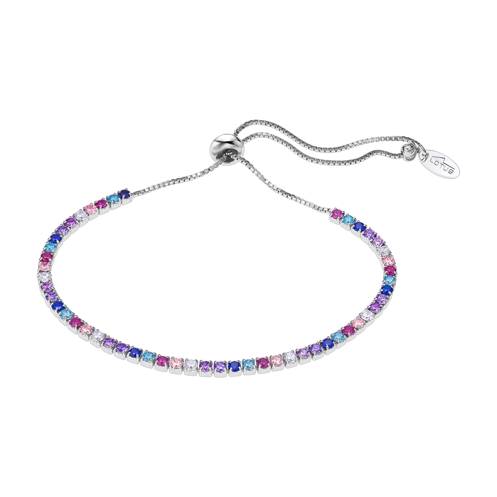 Brățară din argint cu Cubic Zirconia Multicoloră