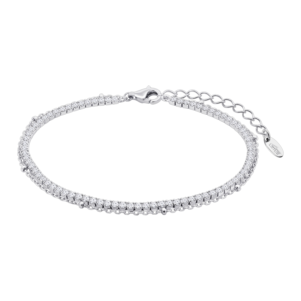 Brățară din argint  cu pietre Cubic Zirconia Incolor