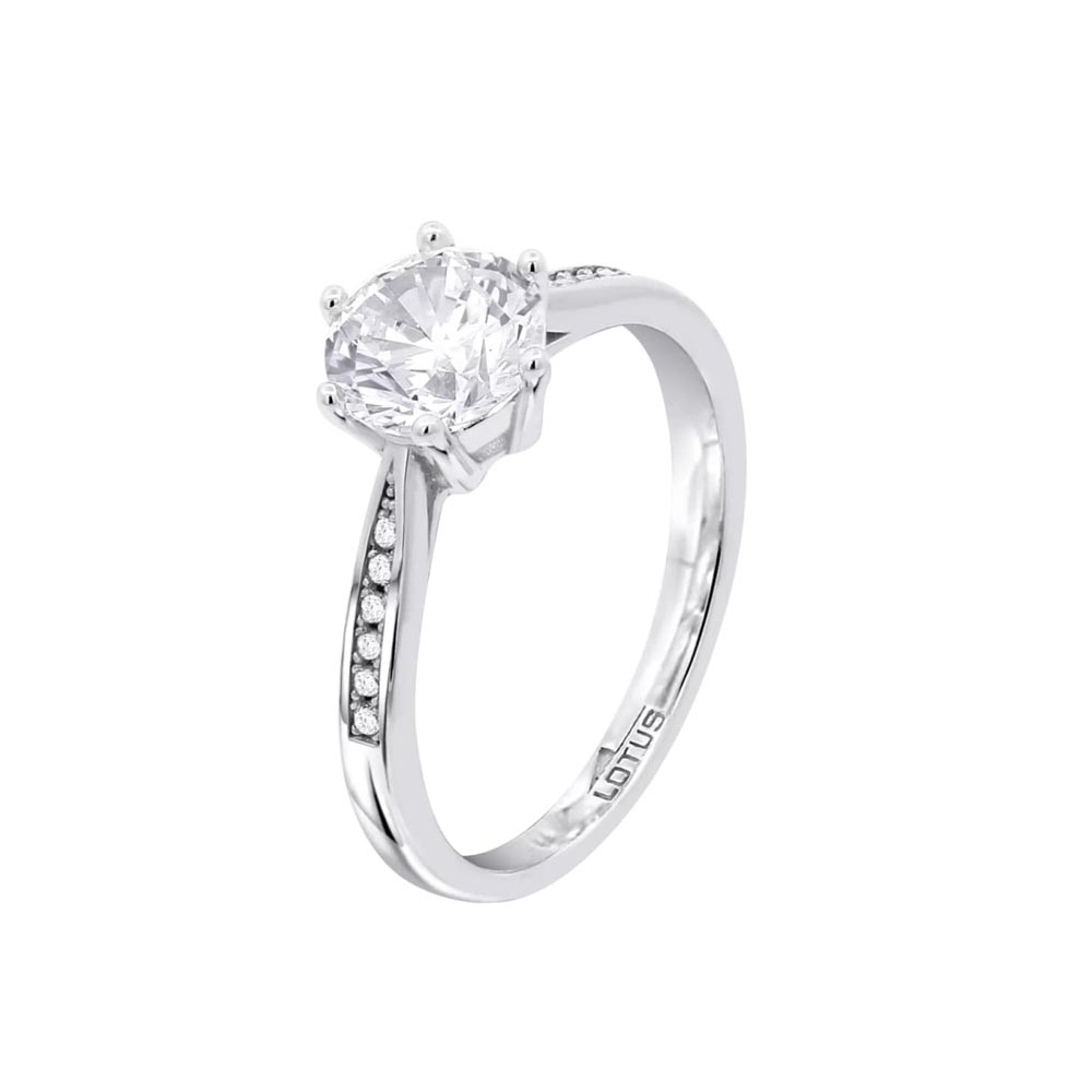 Inel din argint  cu pietre Cubic Zirconia Incolor