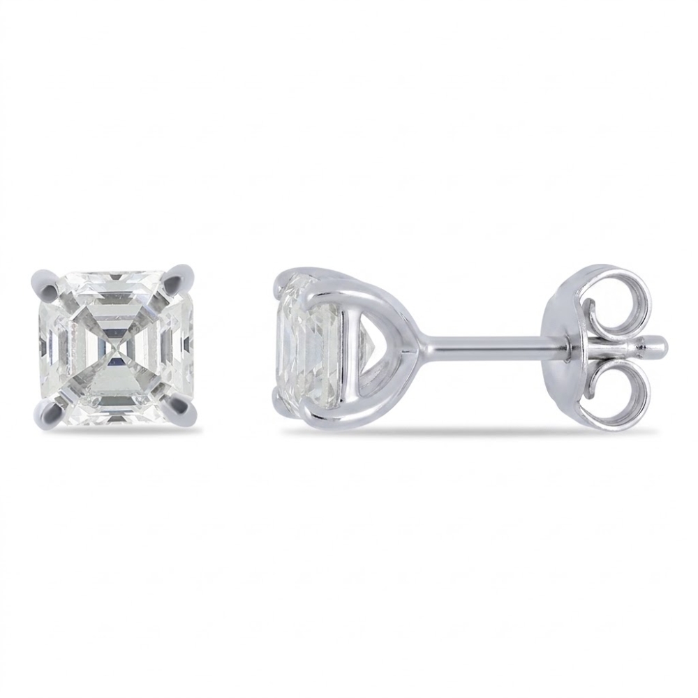 Cercei din argint cu Cubic Zirconia Incolor