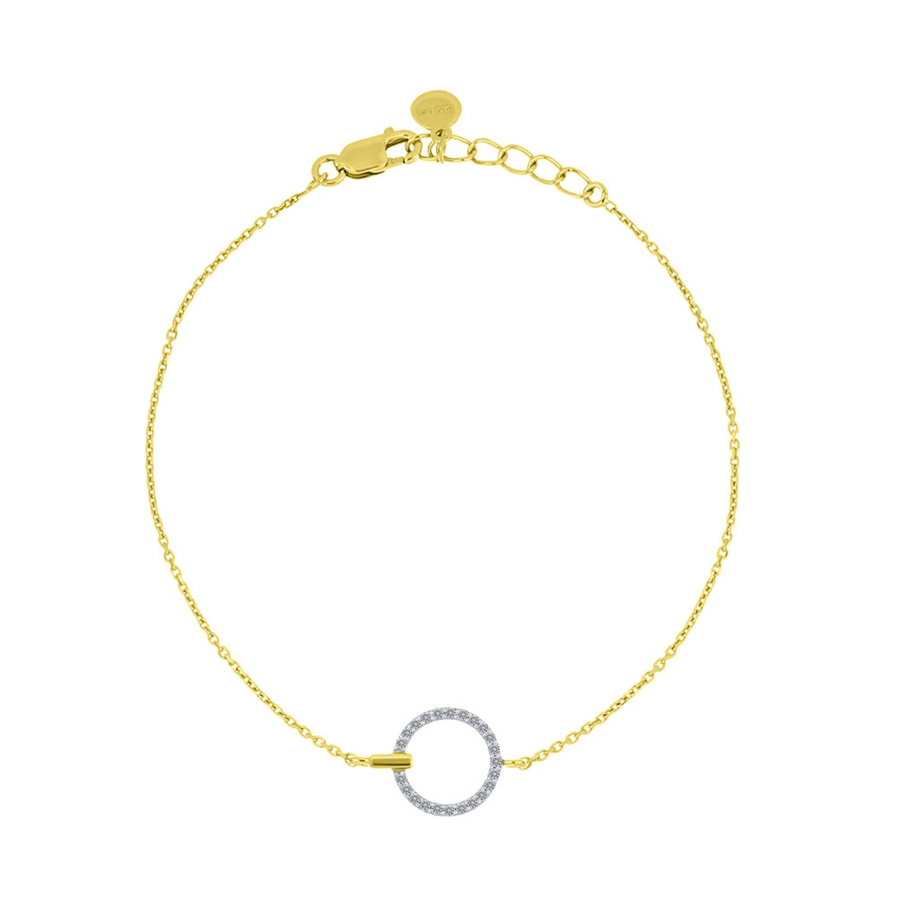 Brățară din aur galben cu pietre Diamant