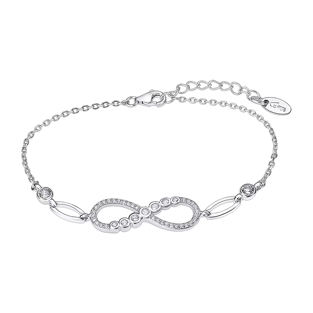 Brățară din argint  cu pietre Cubic Zirconia Incolor