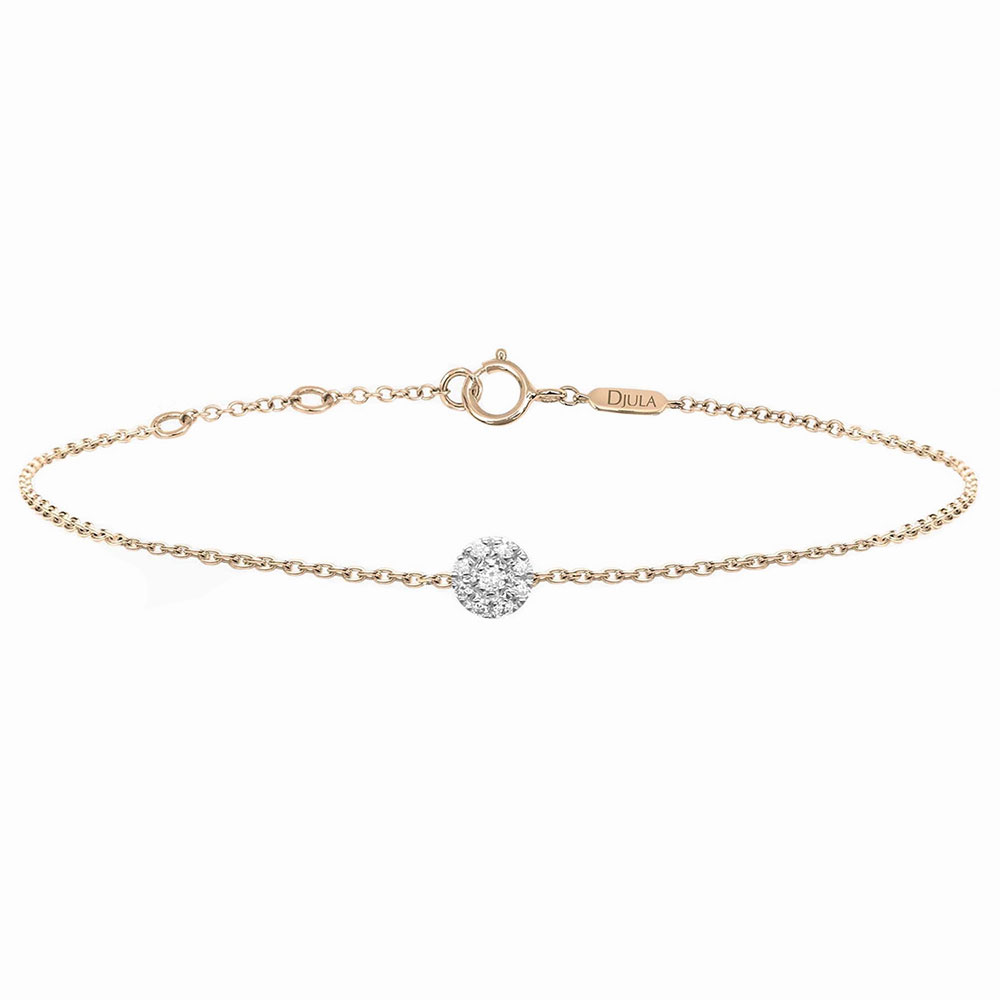 Brățară din aur galben cu pietre Diamant