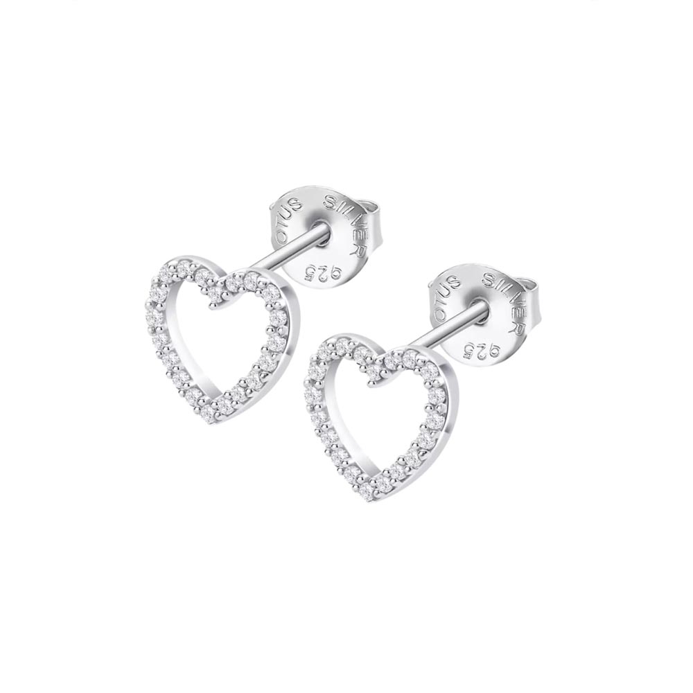 Cercei din argint  cu pietre Cubic Zirconia Incolor