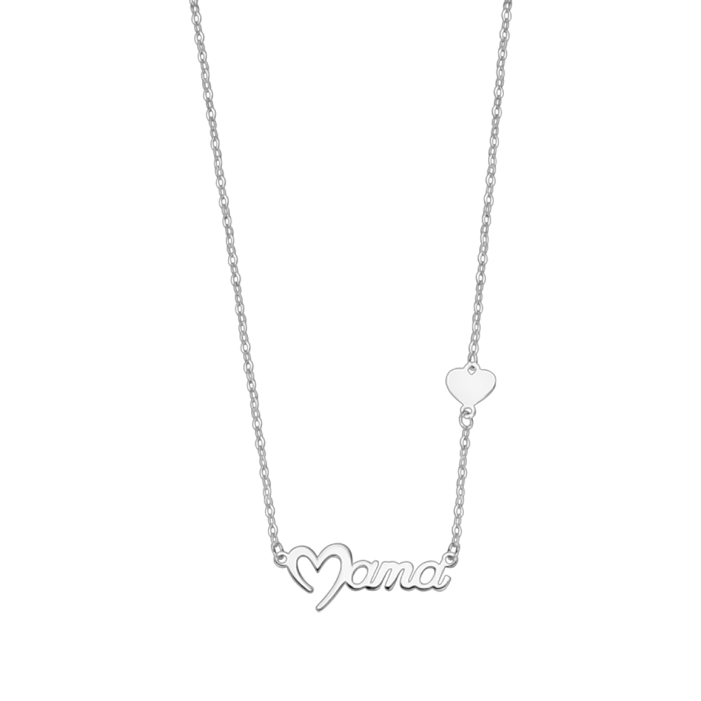 Colier din argint  cu pietre Cubic Zirconia Incolor