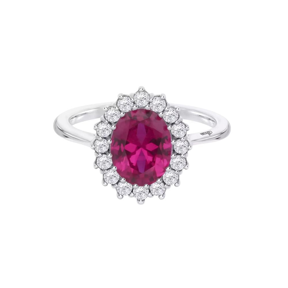 Inel din argint  cu pietre Cubic Zirconia Incolor,
