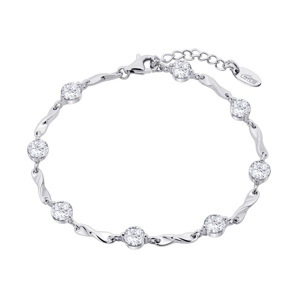 Brățară din argint  cu pietre Cubic Zirconia Incolor