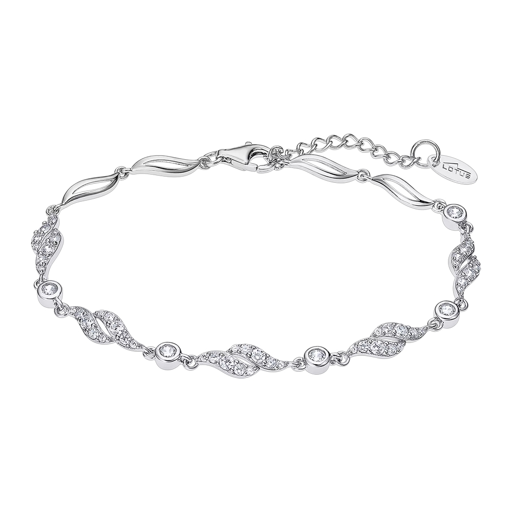 Brățară din argint  cu pietre Cubic Zirconia Incolor