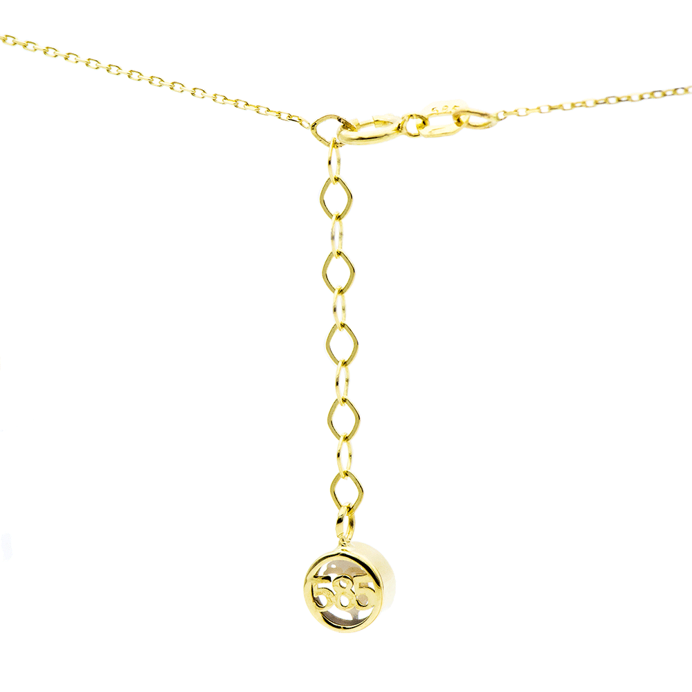 Colier din aur  cu pietre Cubic Zirconia Incolor