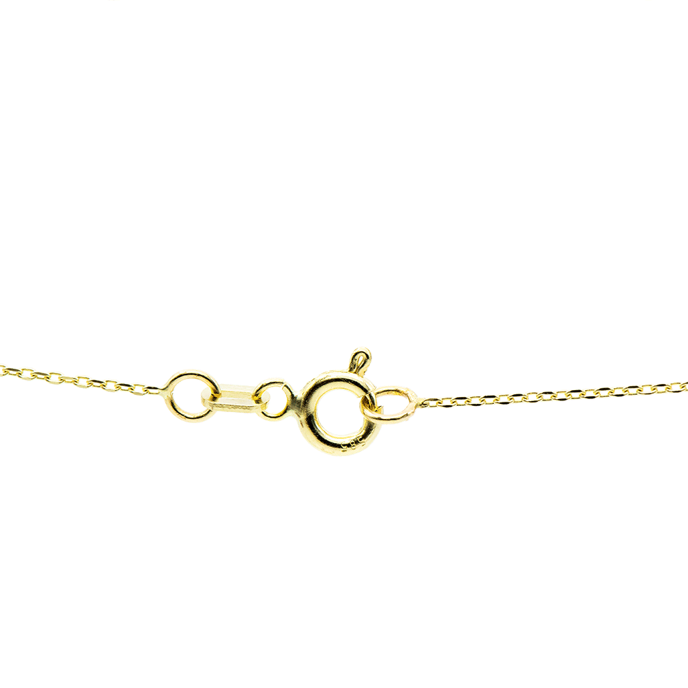 Colier din aur galben cu pietre Cubic Zirconia Incolor