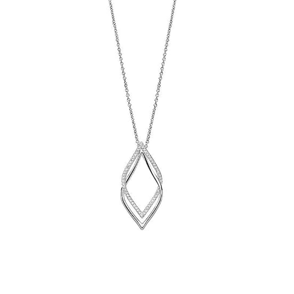 Colier din argint cu Cubic Zirconia Incolor