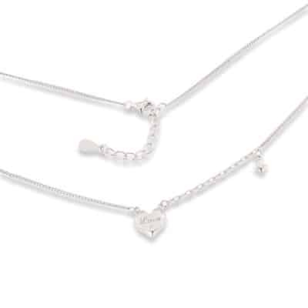 Colier din argint  cu pietre Cubic Zirconia Incolor