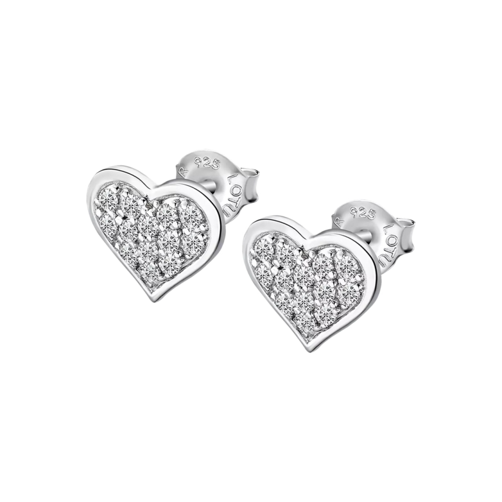 Cercei din argint cu Cubic Zirconia Incolor