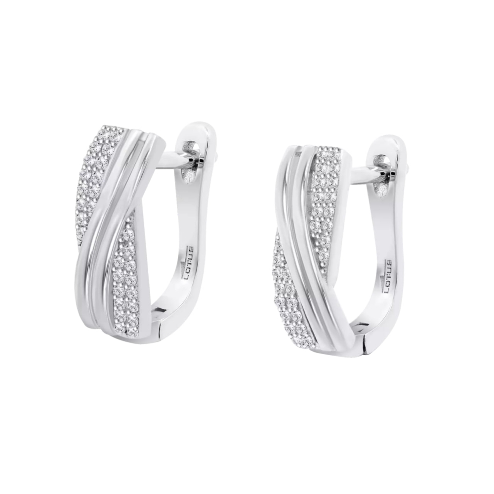 Cercei din argint cu Cubic Zirconia Incolor