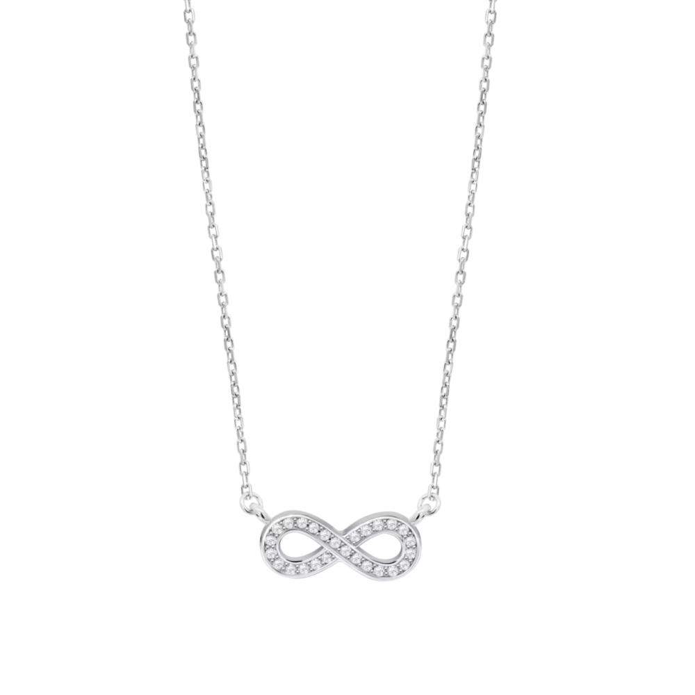 Colier din argint cu Cubic Zirconia Incolor