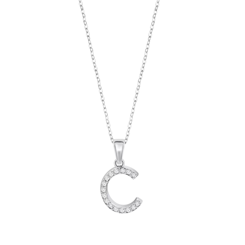 Colier din argint cu Cubic Zirconia Incolor