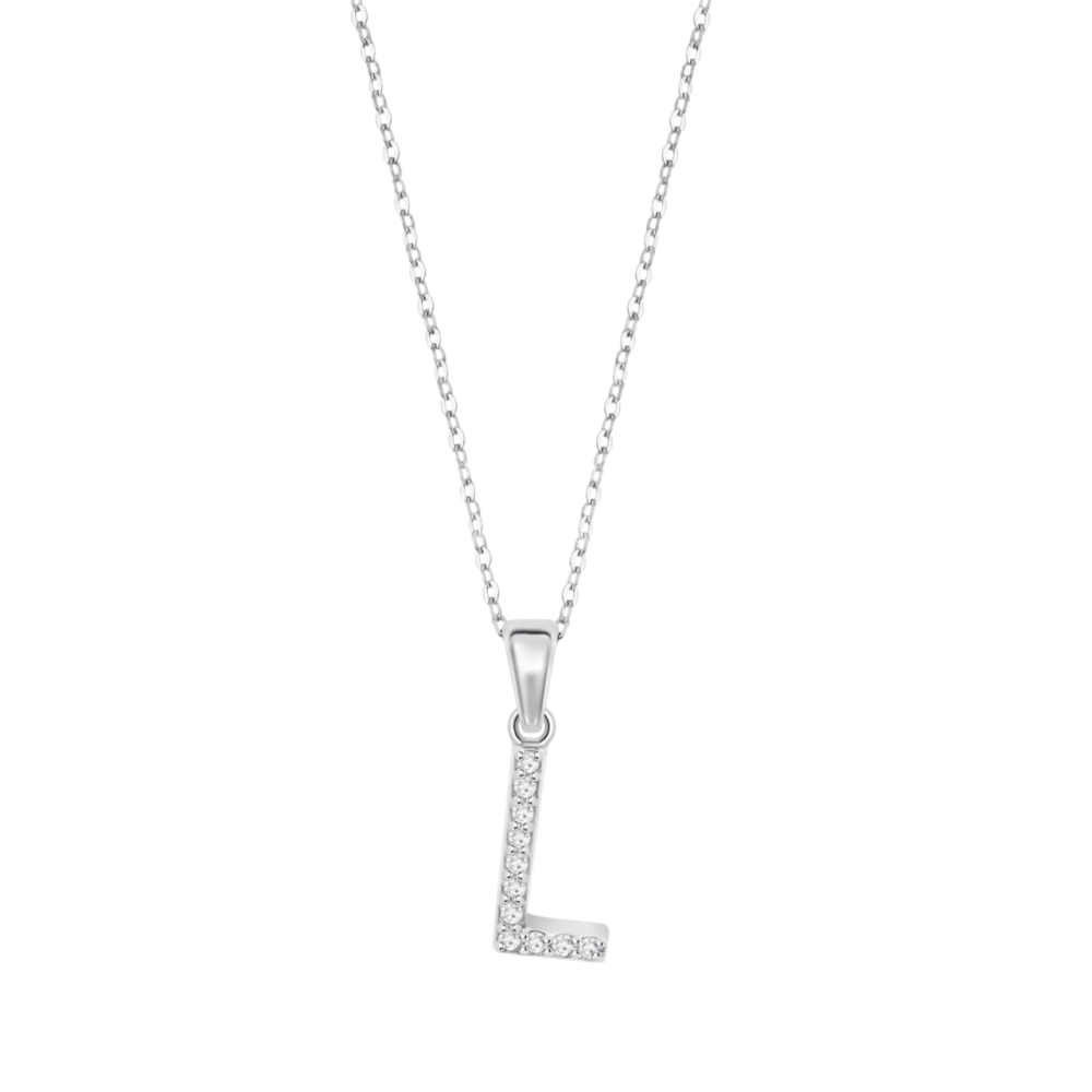 Colier din argint cu Cubic Zirconia Incolor