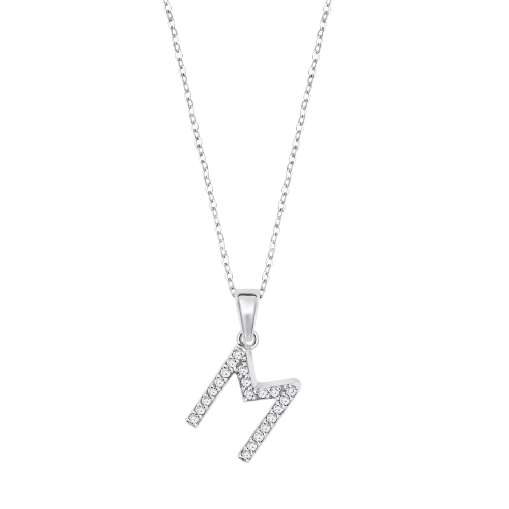 Colier din argint cu Cubic Zirconia Incolor