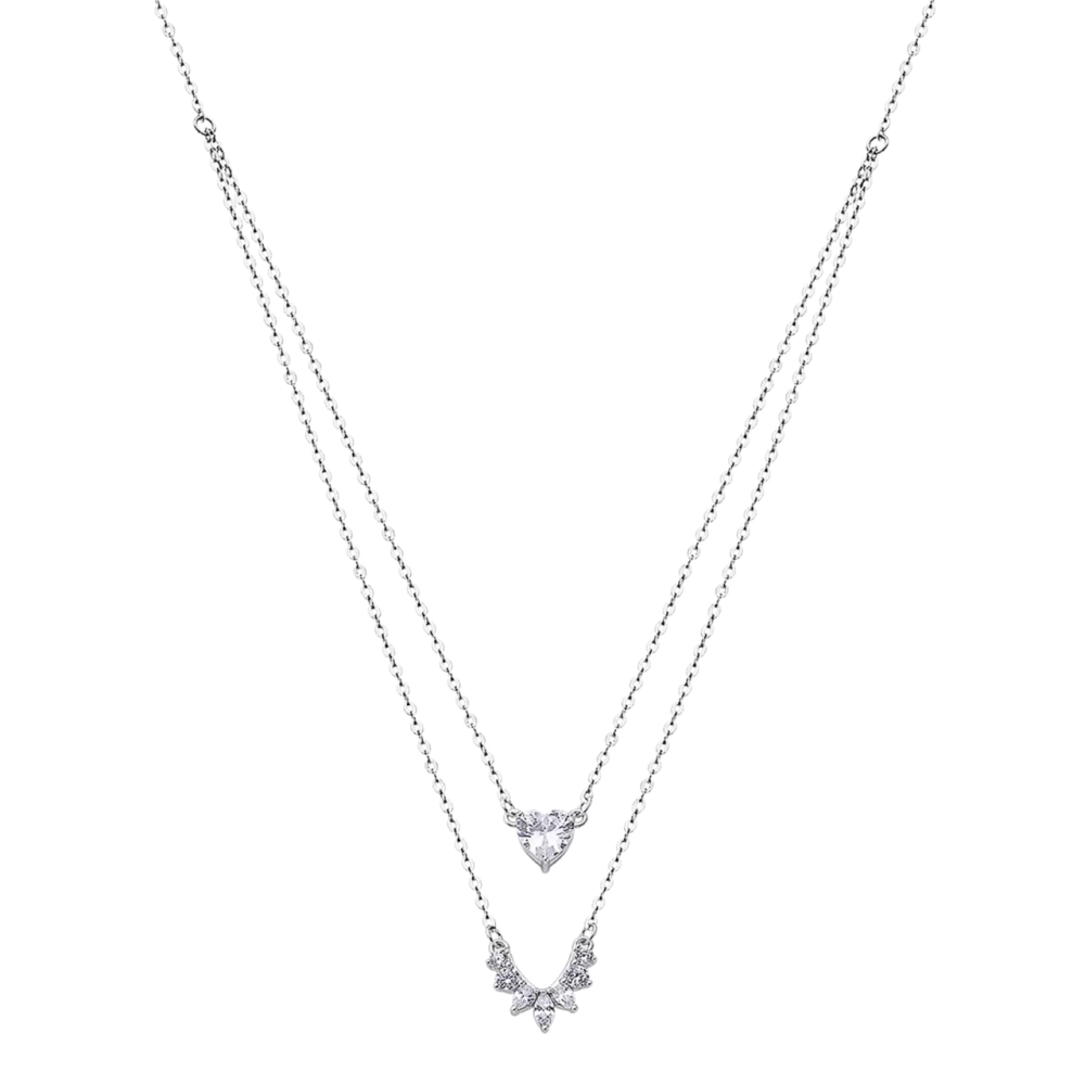 Colier din argint cu Cubic Zirconia Incolor