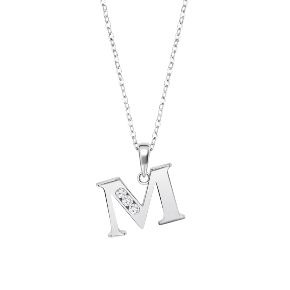 Colier din argint cu Cubic Zirconia Incolor