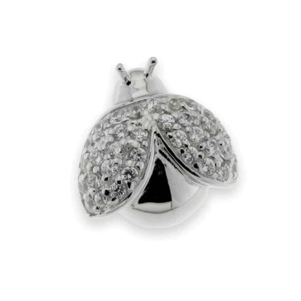 Pandantiv din argint  cu pietre Cubic Zirconia Incolor