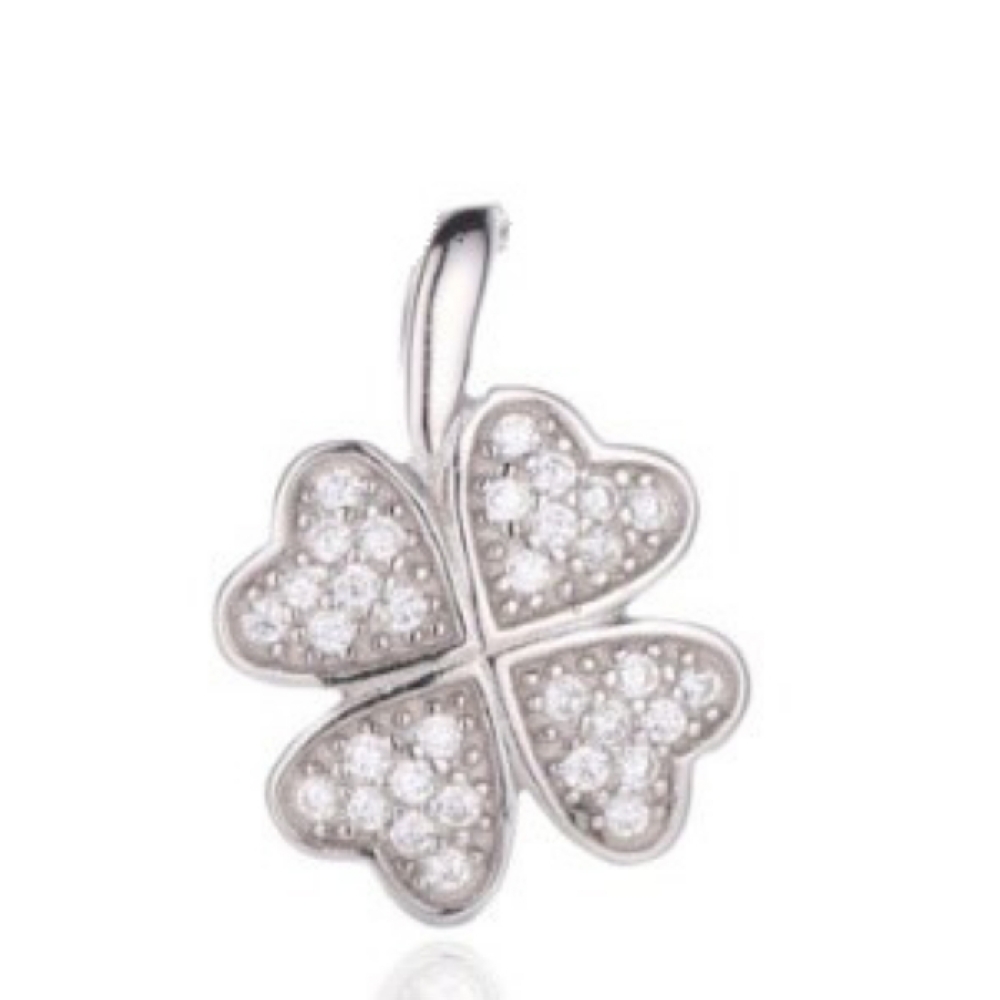 Pandantiv din argint  cu pietre Cubic Zirconia Incolor