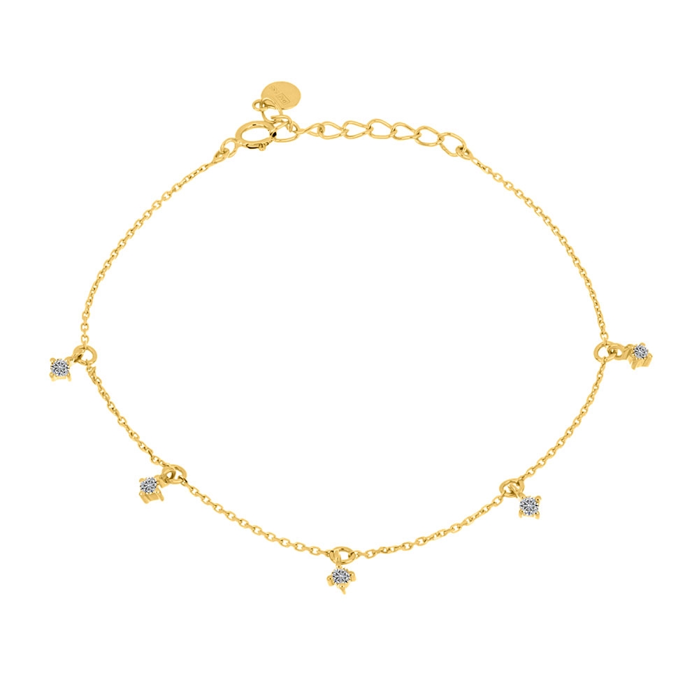 Brățară din aur galben cu pietre Diamant