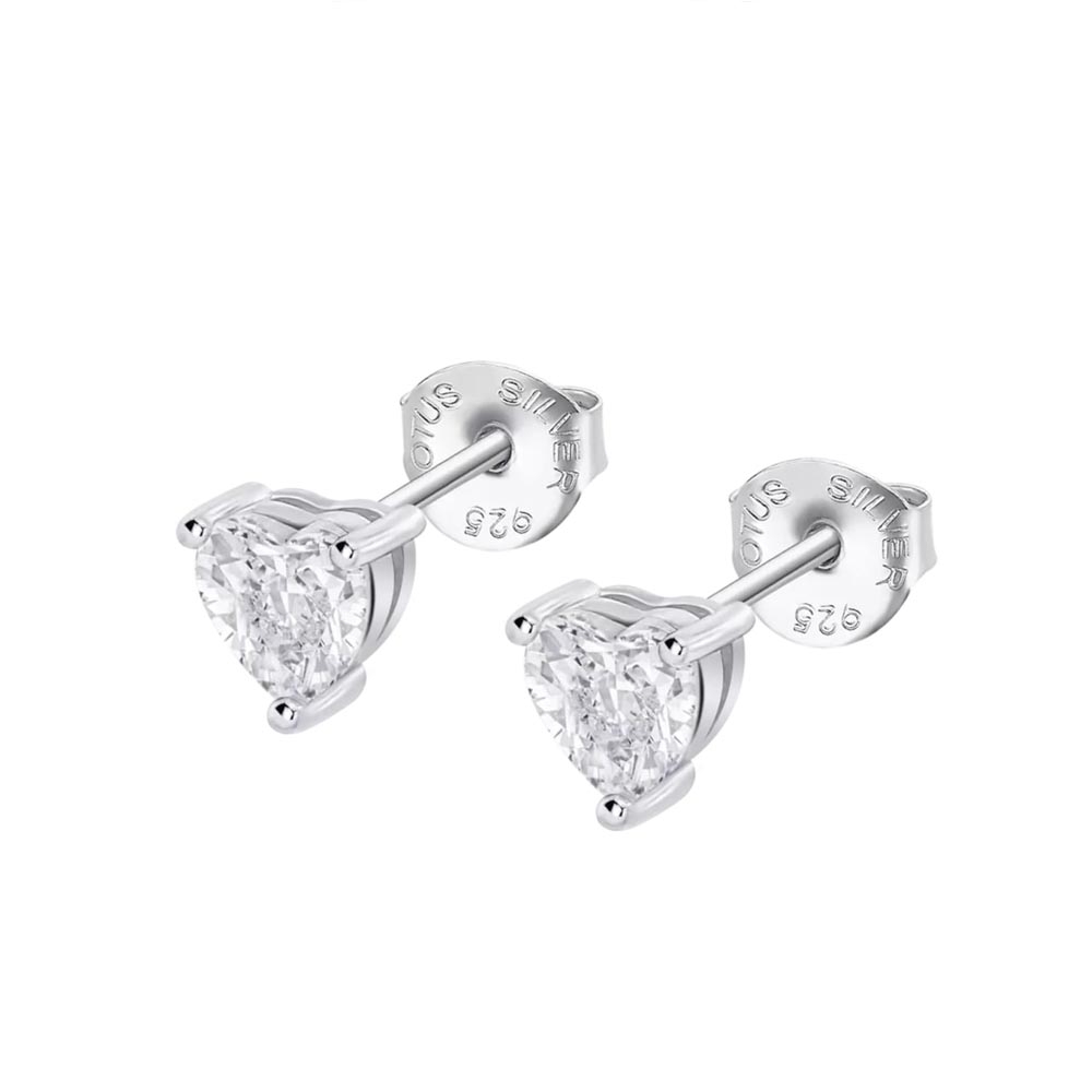 Cercei din argint  cu pietre Cubic Zirconia Incolor