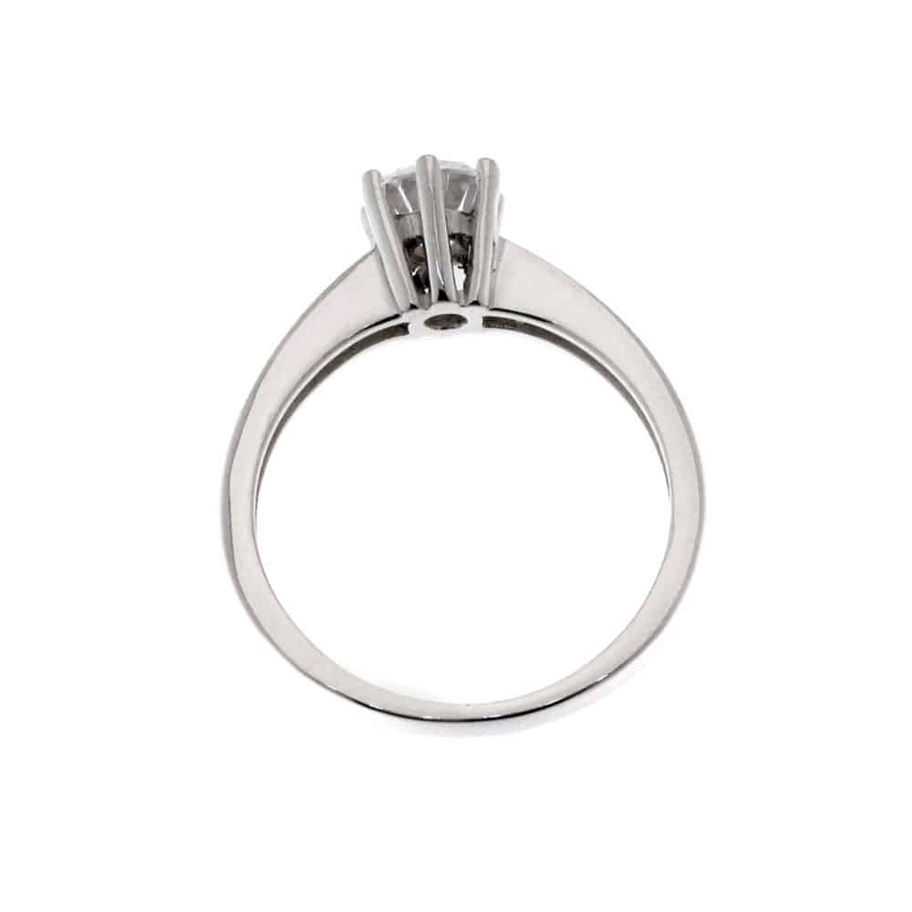 Inel din argint  cu pietre Cubic Zirconia Incolor