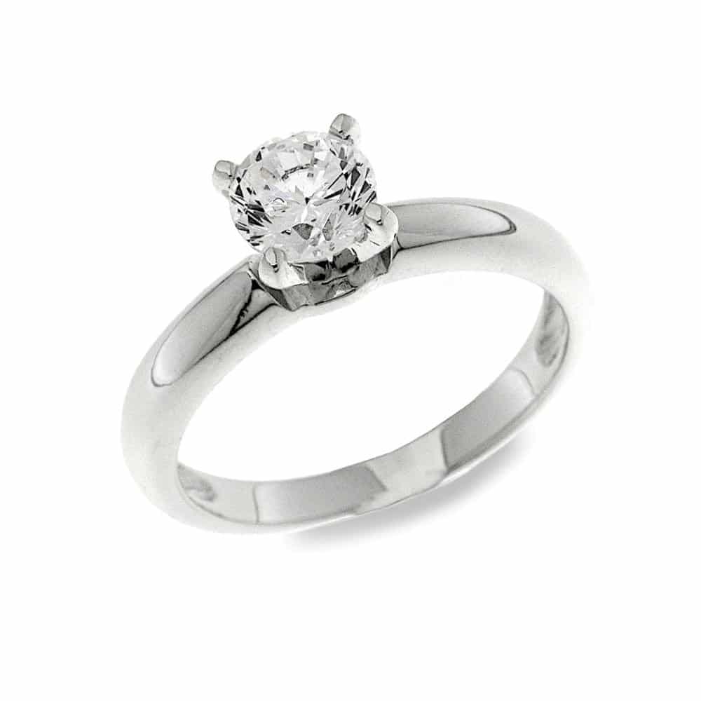 Inel din argint  cu pietre Cubic Zirconia Incolor