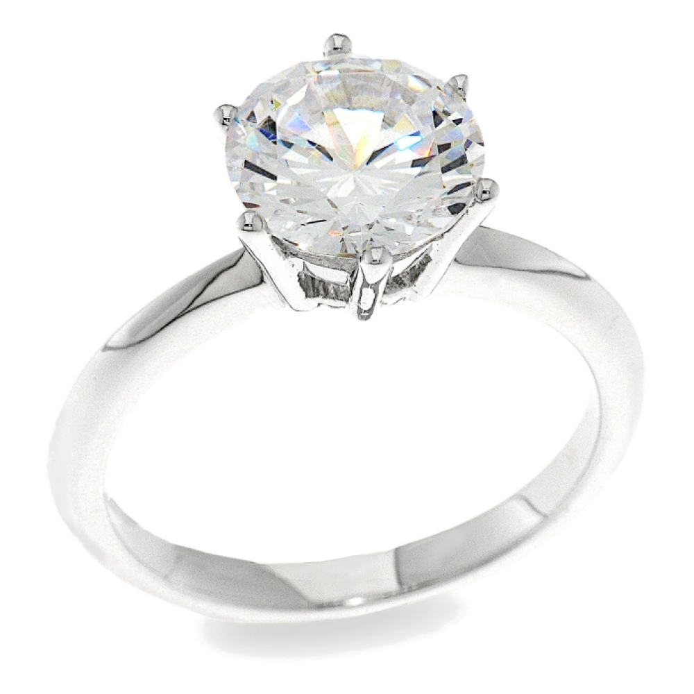 Inel din argint  cu pietre Cubic Zirconia Incolor