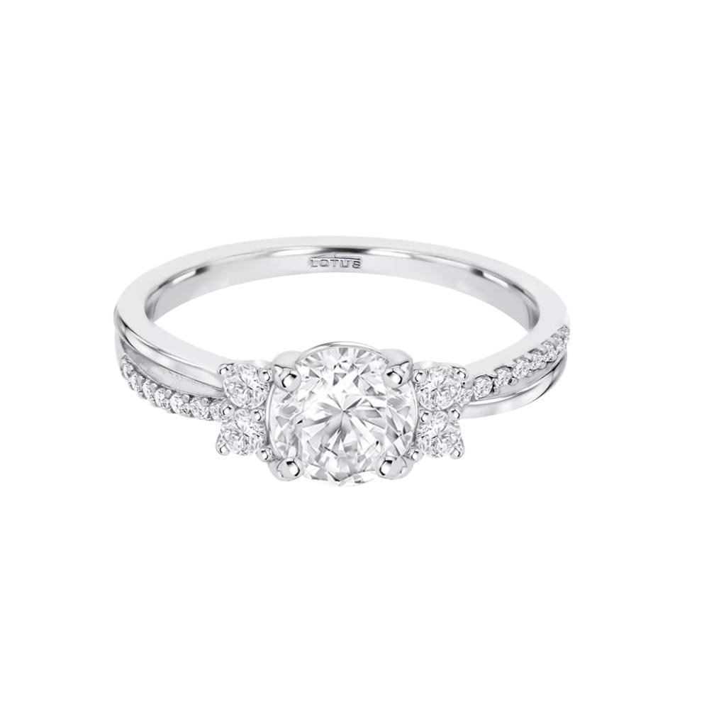 Inel din argint  cu pietre Cubic Zirconia Incolor