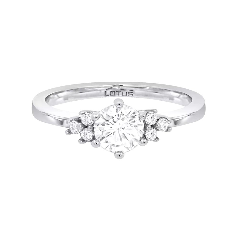 Inel din argint  cu pietre Cubic Zirconia Incolor