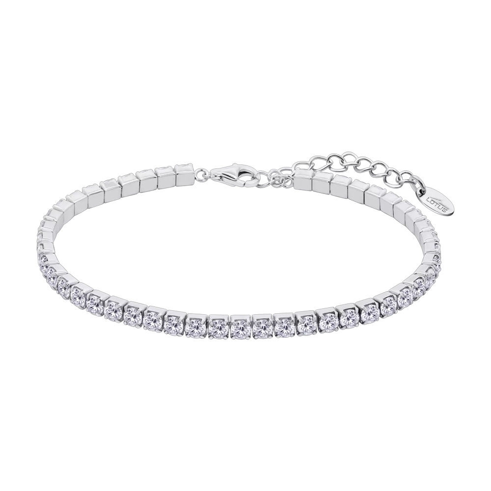 Brățară din argint  cu pietre Cubic Zirconia Incolor