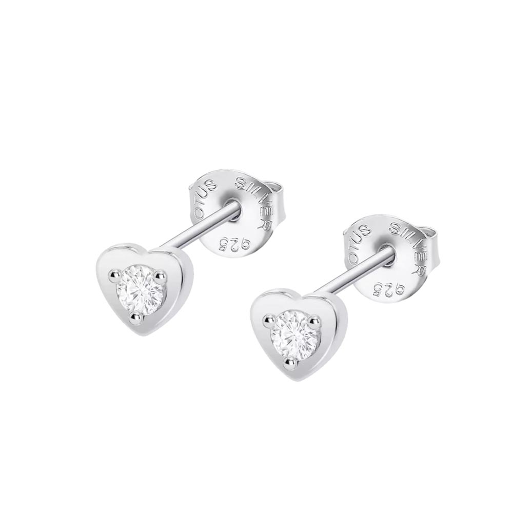 Cercei din argint  cu pietre Cubic Zirconia Incolor