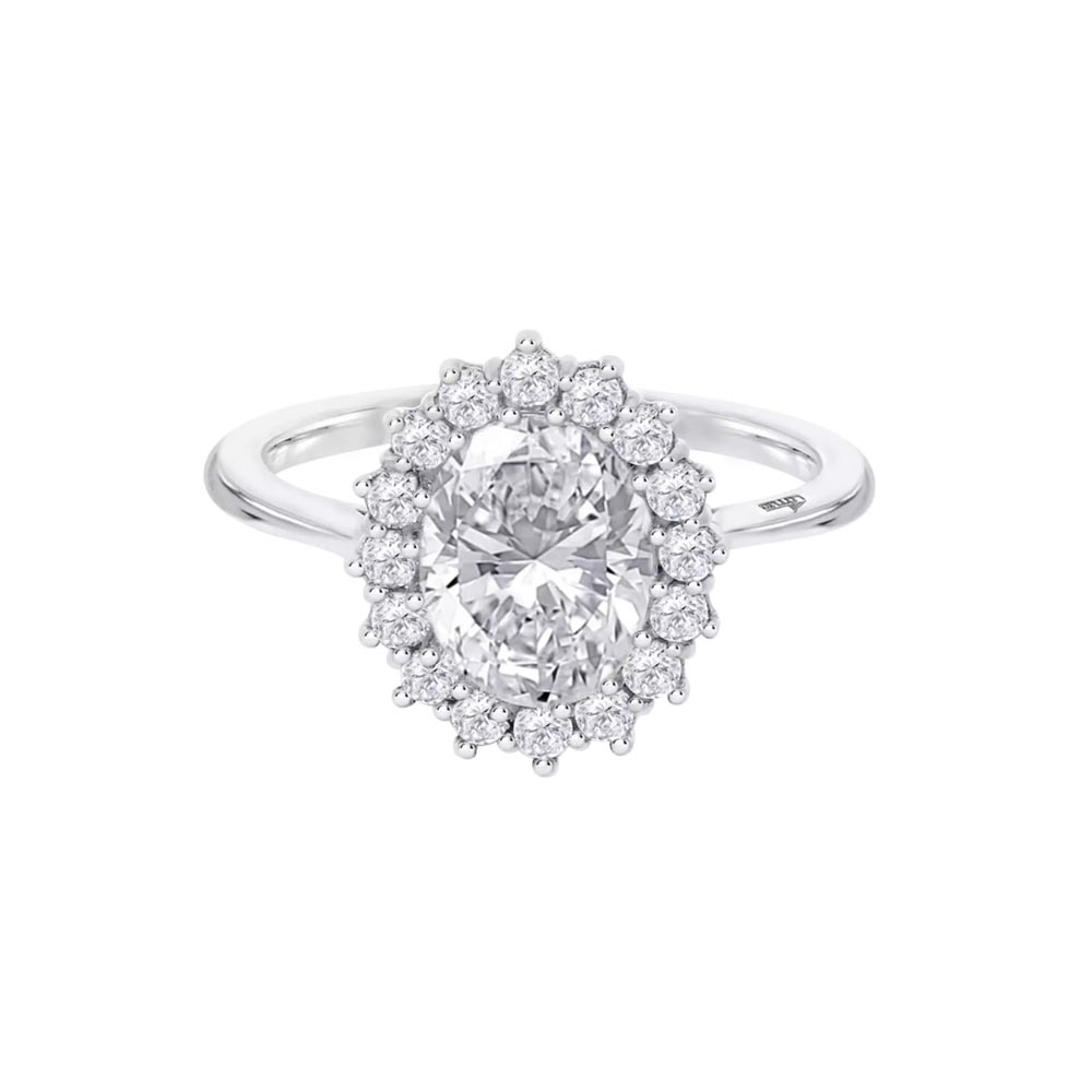 Inel din argint  cu pietre Cubic Zirconia Incolor