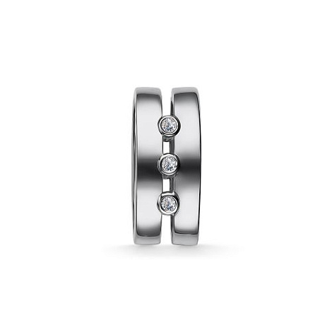 Pandantiv din aur alb cu pietre Diamant, Diamant negru