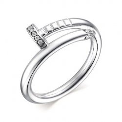 Inel din argint  cu pietre Cubic Zirconia Incolor