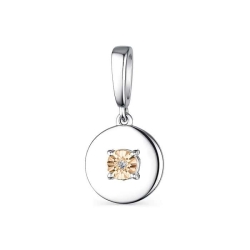 Pandantiv din argint cu Diamant,