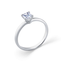 Inel din aur alb cu pietre Diamant