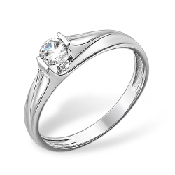 Inel din argint  cu pietre Cubic Zirconia Incolor