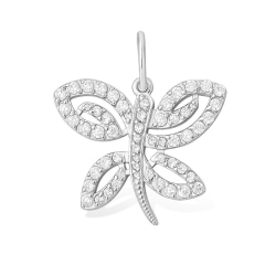 Pandantiv din argint  cu pietre Cubic Zirconia Incolor