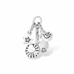 Pandantiv din argint  cu pietre Cubic Zirconia Incolor
