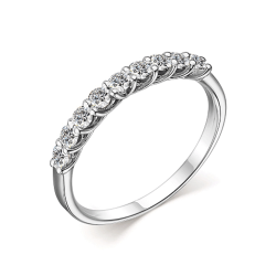 Inel din aur alb cu pietre Diamant