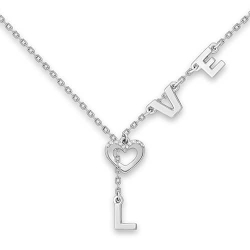 Colier din argint  cu pietre Cubic Zirconia Incolor