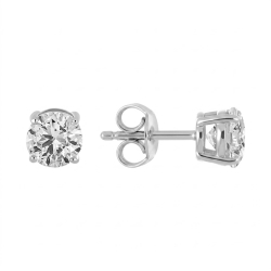 Cercei din argint cu Cubic Zirconia Incolor