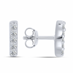 Cercei din argint cu Diamant