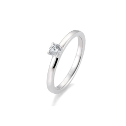 Inel din aur alb cu pietre Diamant
